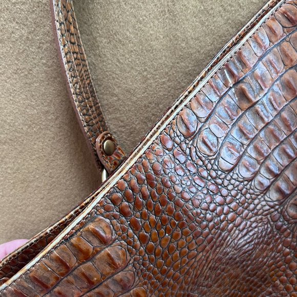 Brahmin Large Bucket Bag Pecan Melbourne - Picture 6 of 15
